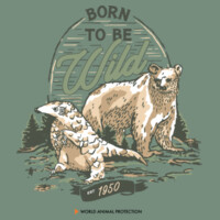 Born to be Wild: Kids t-shirt Design