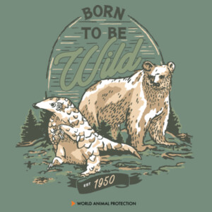 Born to be Wild: Kids t-shirt Design