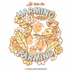 Women's Organic Tee: Let’s take the Harming out of Farming Design