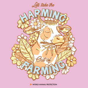 Let’s take the Harming out of Farming: Kids t-shirt Design