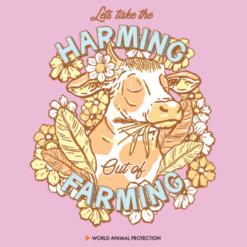 Let’s take the Harming out of Farming: Kids t-shirt Design