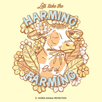 Tote bag: Let’s take the Harming out of Farming Design