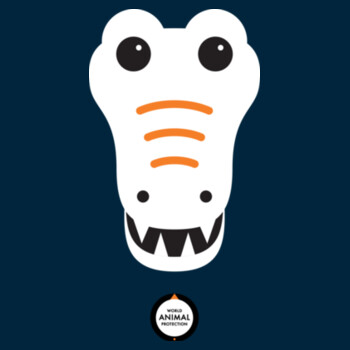 Men's Organic Tee: Crocodile Design