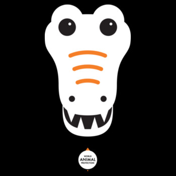 Women's Organic Tee: Crocodile Design