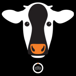 Women's Organic Tee: Cow Design