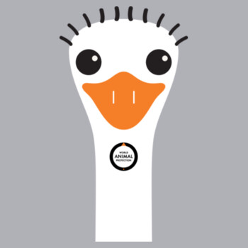 Men's Organic Tee: Ostrich Design