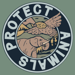Protect Animals: Kids t-shirt Design