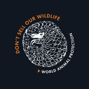 Pangolin Cap: Don't Sell Our Wildlife Design