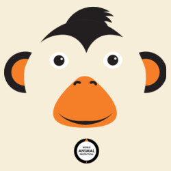 Women's Organic Tee: Monkey Design