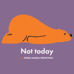 Women's Heavy Tee: Not Today Design