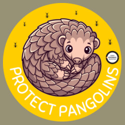 Women's Tee: Protect Pangolins Design
