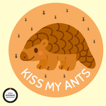 Tote bag: Kiss My Ants Design