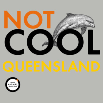 Tote Bag: Not Cool Queensland - Dolphin Design