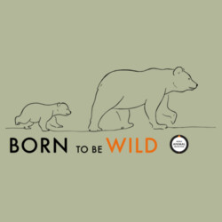 Women's Tee: Born to be Wild Bears Design