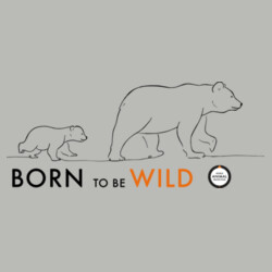 Women's Hoodie: Born to be Wild Bears Design