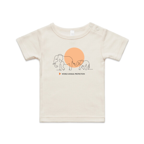 Infant Wee Tee: Elephants belong in the wild Thumbnail