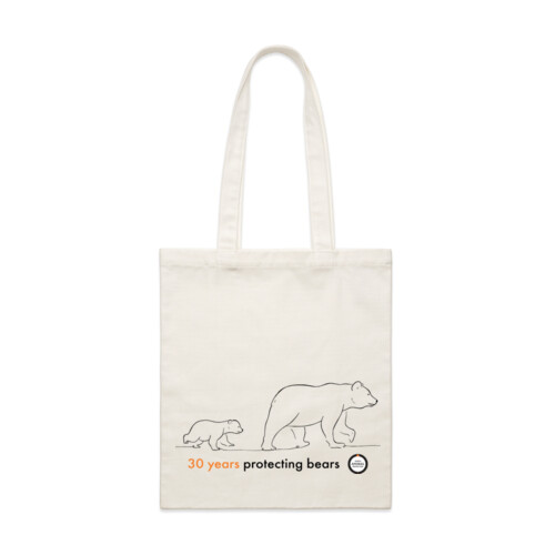 Tote bag: 30 years protecting bears Thumbnail