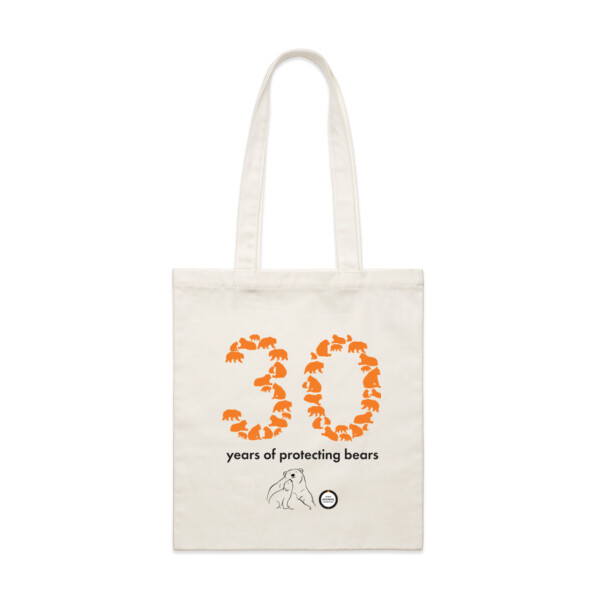 Tote bag: 30 years of protecting bears Thumbnail