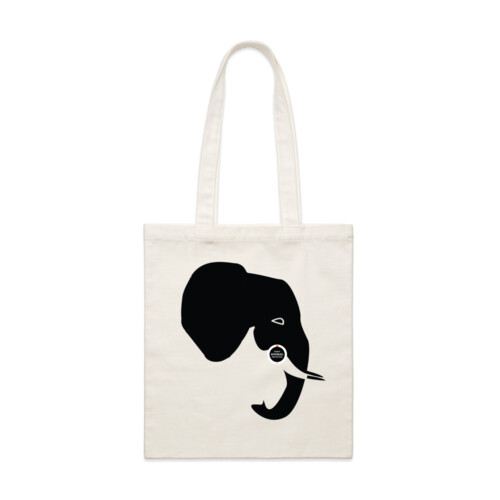 Tote bag: Elephants belong in the wild Thumbnail
