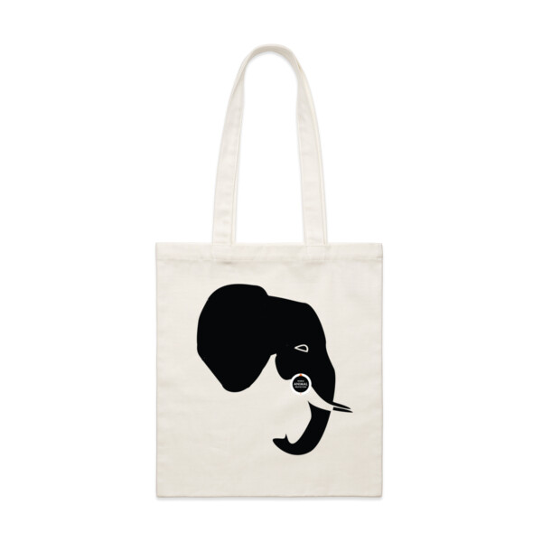 Tote bag: Elephants belong in the wild Thumbnail