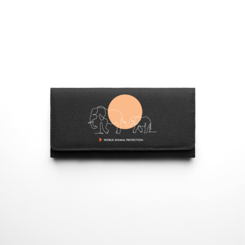 Recycled long wallet: Elephants Thumbnail