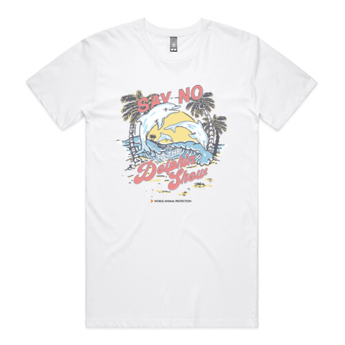 Men's Organic Tee: Say No to the Dolphin Show Thumbnail