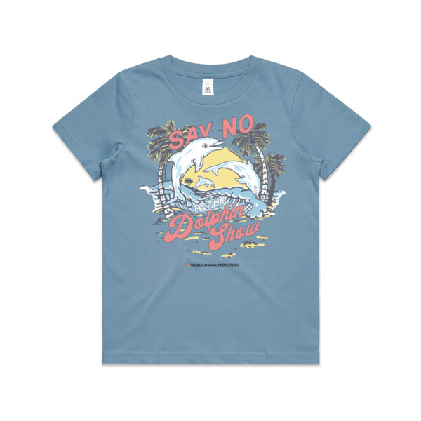 Say No to the Dolphin Show: Kids t-shirt Thumbnail