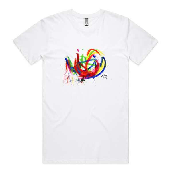 Men's Organic Tee: Pigcasso Thumbnail
