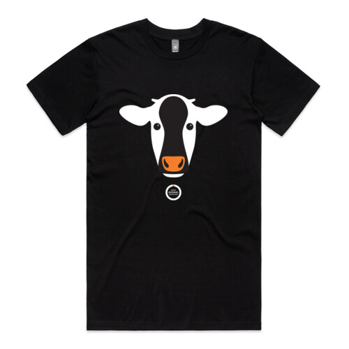 Men's Organic Tee: Cow Thumbnail