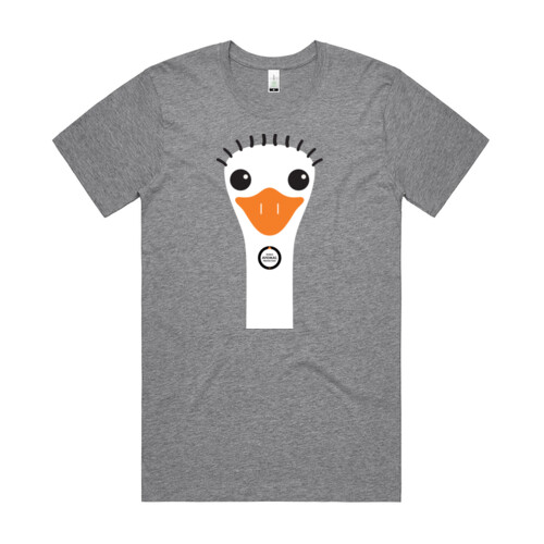 Men's Organic Tee: Ostrich Thumbnail