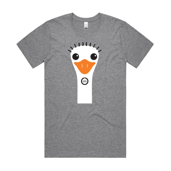 Men's Organic Tee: Ostrich Thumbnail