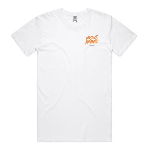 Men's Organic Tee: Protect Animals Logo Thumbnail