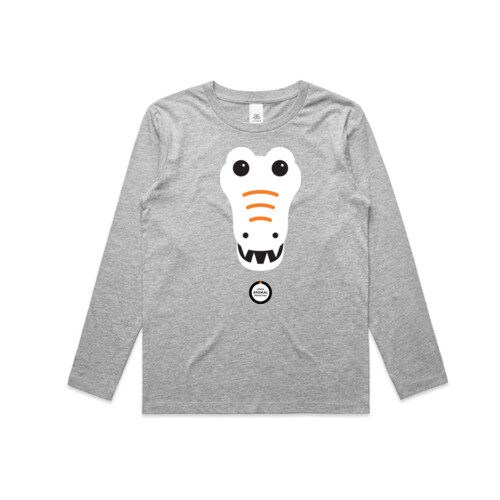 Kids Long Sleeve Tee: Crocodile Thumbnail