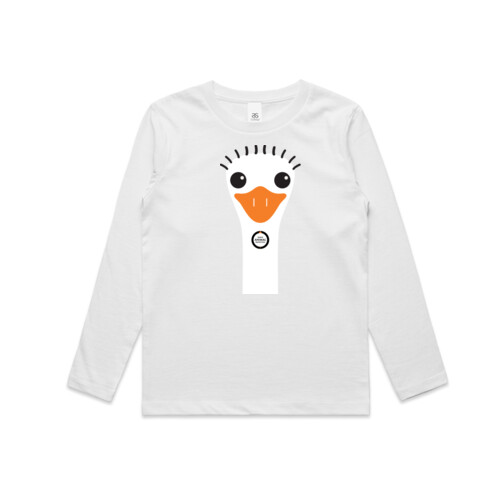 Kids Long Sleeve Tee: Ostrich Thumbnail