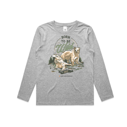 Kids Long Sleeve Tee: Born to be Wild Thumbnail