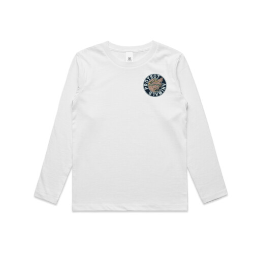 Kids Long Sleeve Tee: Protect Animals Thumbnail