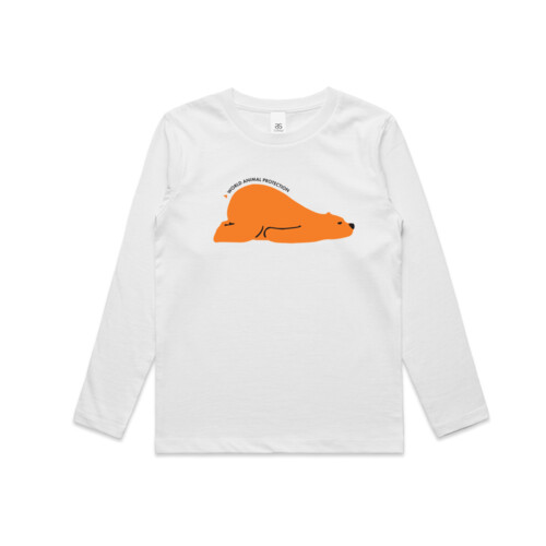 Kids Long Sleeve Tee: Sleeping Bear Thumbnail