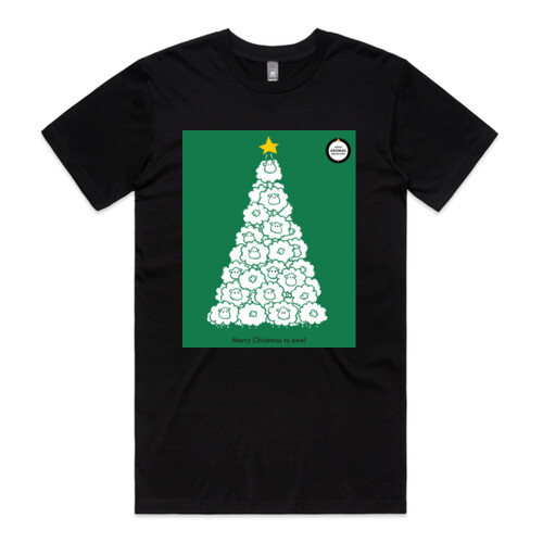 Men's Organic Tee: Merry Christmas To Ewe! Thumbnail
