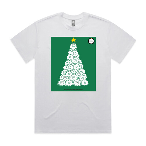 Women's Organic Tee: Merry Christmas To Ewe! Thumbnail