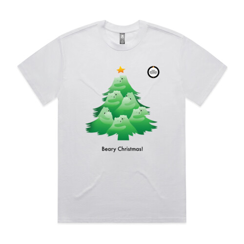 Women's Organic Tee: Beary Christmas! Thumbnail
