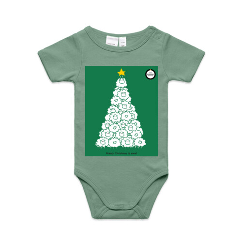 Infant Baby One-Piece: Merry Christmas to Ewe! Thumbnail