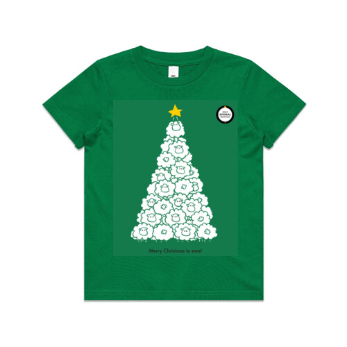 Kids Tee: Merry Christmas to Ewe! Thumbnail