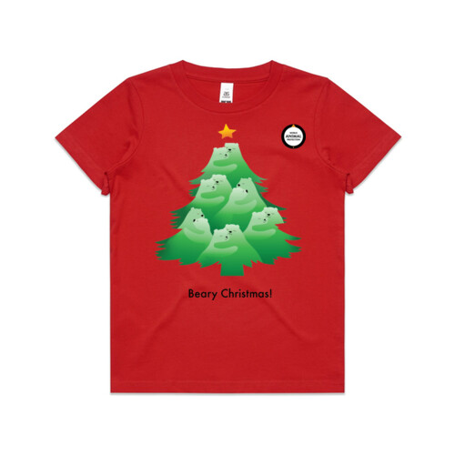Kids Tee: Beary Christmas! Thumbnail