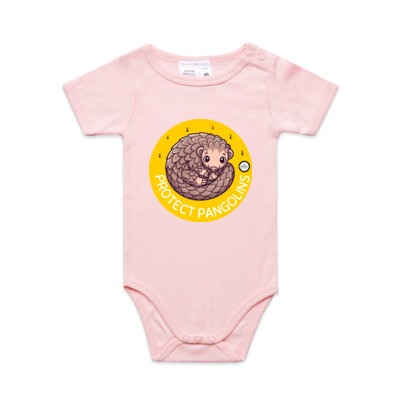 Infant Baby One-Piece: Protect Pangolins Thumbnail