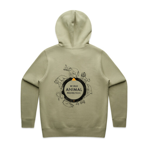Women's Hoodie: Logo (back) Thumbnail