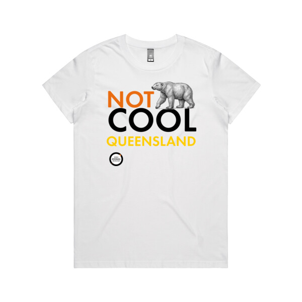 Women's Tee: Not Cool Queensland - Polar Bear Thumbnail