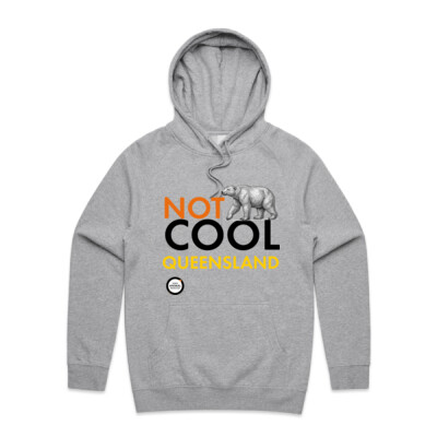 Men's Hoodie: Not Cool Queensland - Polar Bear Thumbnail