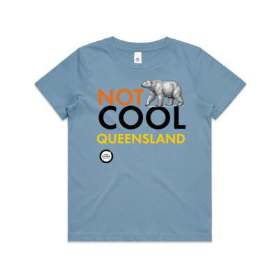 Kids Tee: Not Cool Queensland - Polar Bear Thumbnail