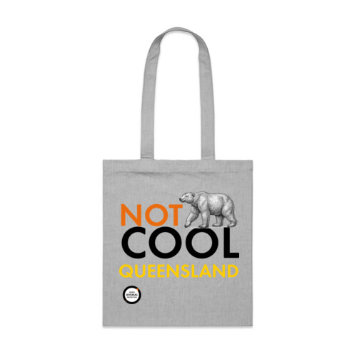 Tote Bag: Not Cool Queensland - Polar Bear Thumbnail