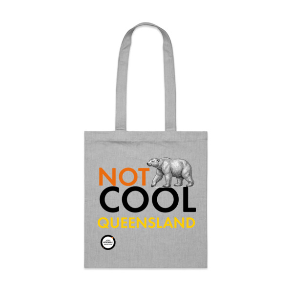 Tote Bag: Not Cool Queensland - Polar Bear Thumbnail